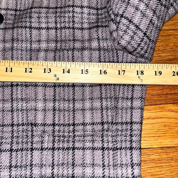 Jones New York Vintage Blazer size 6 plaid tan gray tartan shoulder pads 80’s - Picture 6 of 9